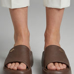 Sarolta | Platform Papucs Női Műbőr Egypántos Slip-On