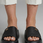 Sarolta | Platform Papucs Női Műbőr Egypántos Slip-On