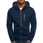Sebastian | Zip Hoodie Herren Kapuze Mehrere Reissverschlusstaschen