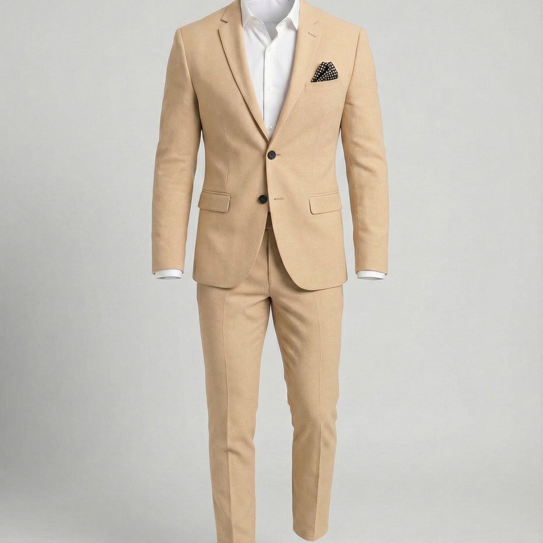 Simon | Herrenanzug Slim Fit Stretch Herren Einknopf Sakko