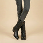 Sophia | Cowboy Boots Damen Leder Gestickt Caña Alta