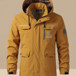 Sven | Jacke Herren Wasserdicht mit Kapuze Outdoor Mehrfachtaschen