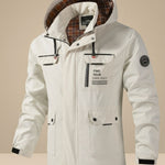 Sven | Jacke Herren Wasserdicht mit Kapuze Outdoor Mehrfachtaschen