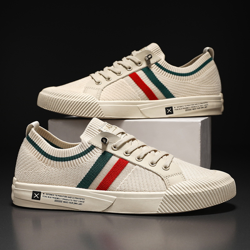 Sven | Sneaker Damen Gestricktes Obermaterial Schnürsenkel Casual