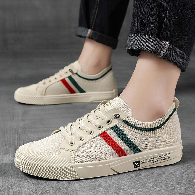 Sven | Sneaker Damen Gestricktes Obermaterial Schnürsenkel Casual