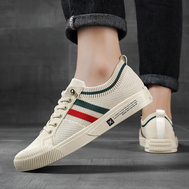 Sven | Sneaker Damen Gestricktes Obermaterial Schnürsenkel Casual