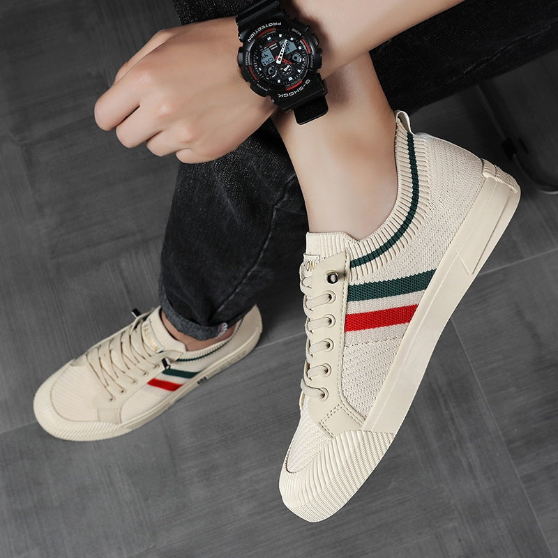 Sven | Sneaker Damen Gestricktes Obermaterial Schnürsenkel Casual