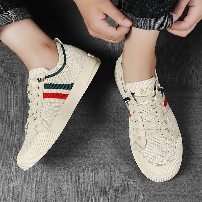 Sven | Sneaker Damen Gestricktes Obermaterial Schnürsenkel Casual
