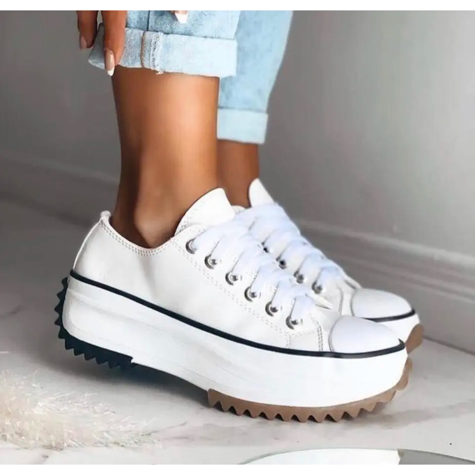 Szilvia | Sportcipő Platform Női Fűzős Sneaker