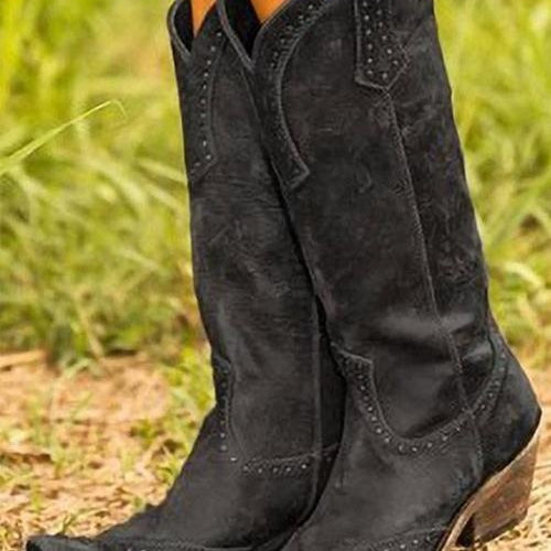 Tobias | Cowboystiefel Herren Western Leder Nieten