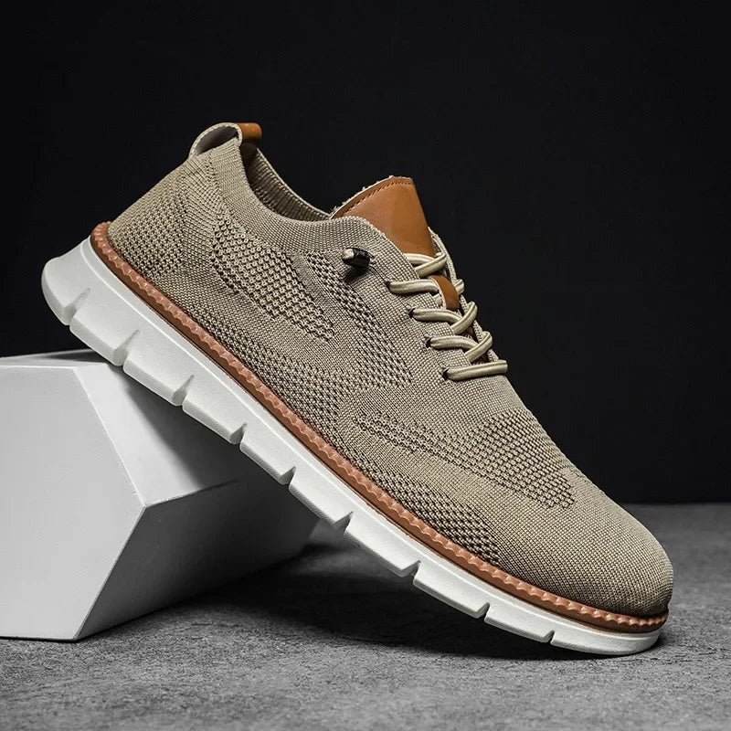 Tobias | Oxford Schuhe Herren Atmungsaktiv Gestrickt