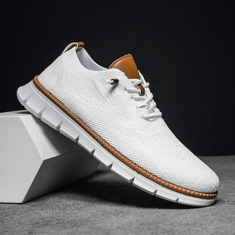 Tobias | Oxford Schuhe Herren Atmungsaktiv Gestrickt
