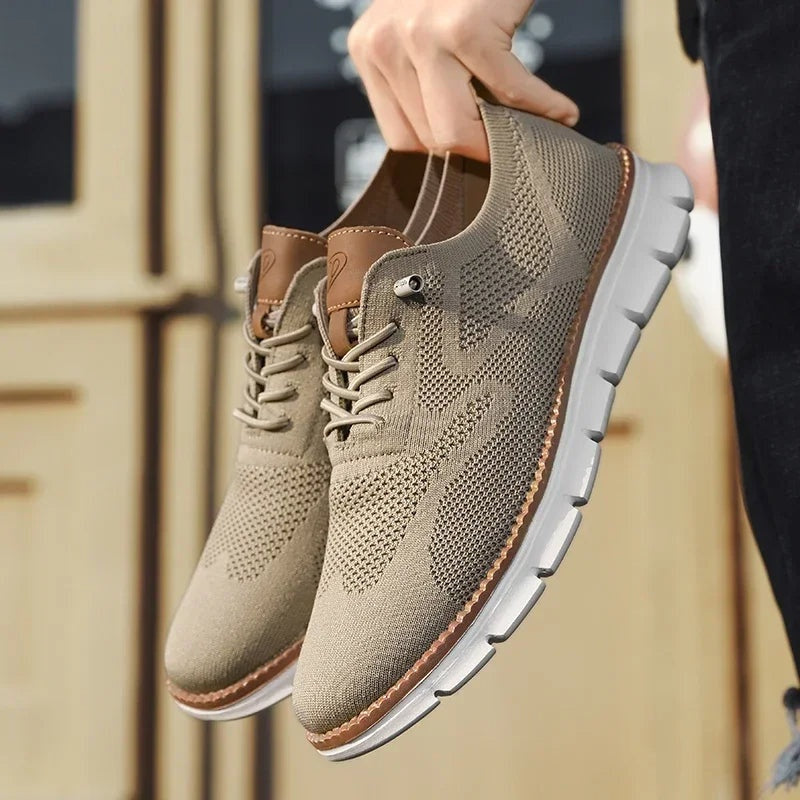 Tobias | Oxford Schuhe Herren Atmungsaktiv Gestrickt