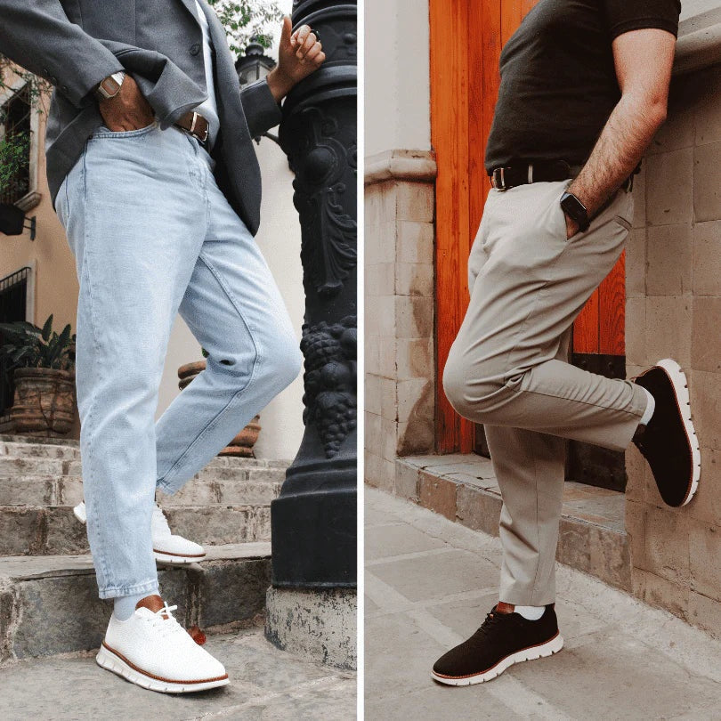 Tobias | Oxford Schuhe Herren Atmungsaktiv Gestrickt