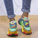 Viktoria | Sneaker Damen Plateausohle Schnürschuh