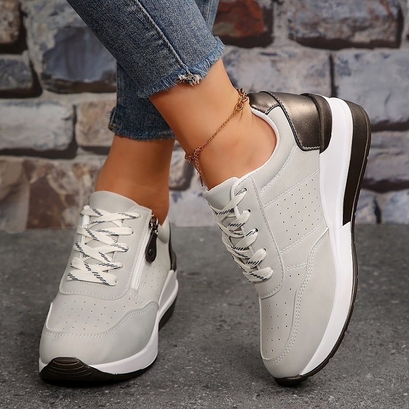 Vivien | Női Sneaker Sportcipő Fűzős Utcai