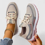 Zsófia | Női Sportcipő Sneakers Hálós Fűzős