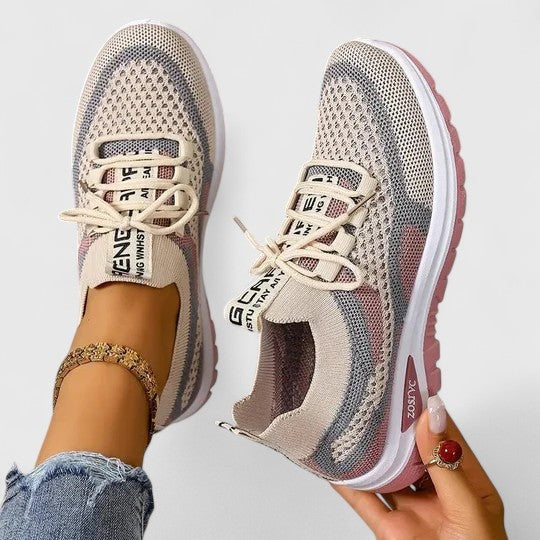 Zsófia | Női Sportcipő Sneakers Hálós Fűzős