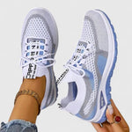 Zsófia | Női Sportcipő Sneakers Hálós Fűzős
