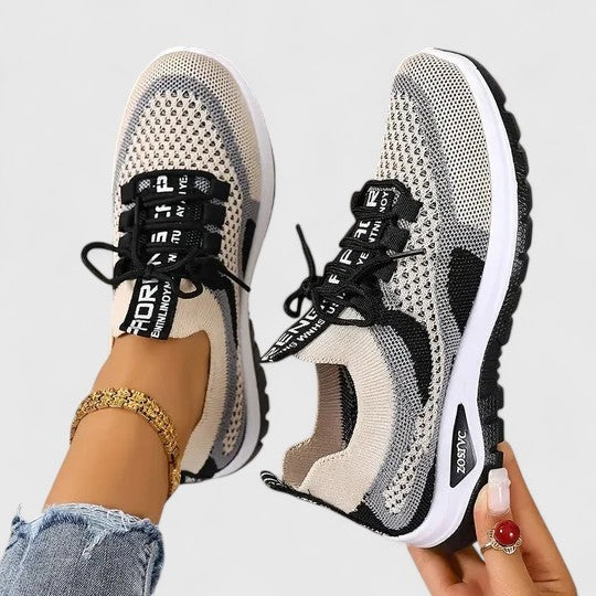 Zsófia | Női Sportcipő Sneakers Hálós Fűzős