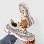 Zsófia | Női Sportcipő Sneakers Hálós Fűzős