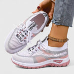 Zsófia | Női Sportcipő Sneakers Hálós Fűzős