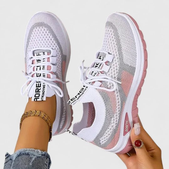 Zsófia | Női Sportcipő Sneakers Hálós Fűzős