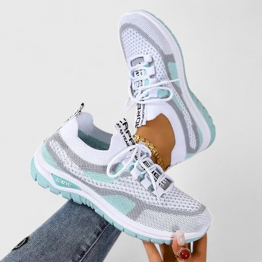 Zsófia | Női Sportcipő Sneakers Hálós Fűzős