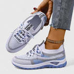 Zsófia | Női Sportcipő Sneakers Hálós Fűzős
