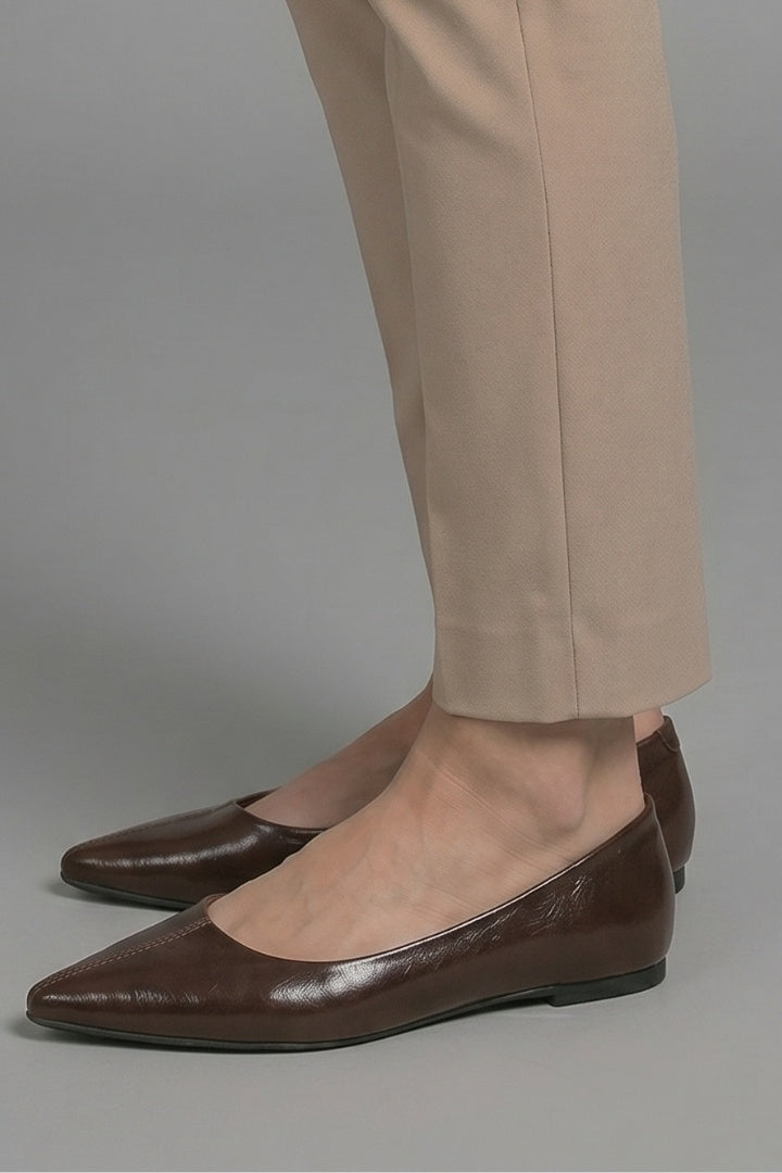 Zsuzsanna | Balerina Cipő Hegyes Orrú Lapos Talpú Női Slip-On